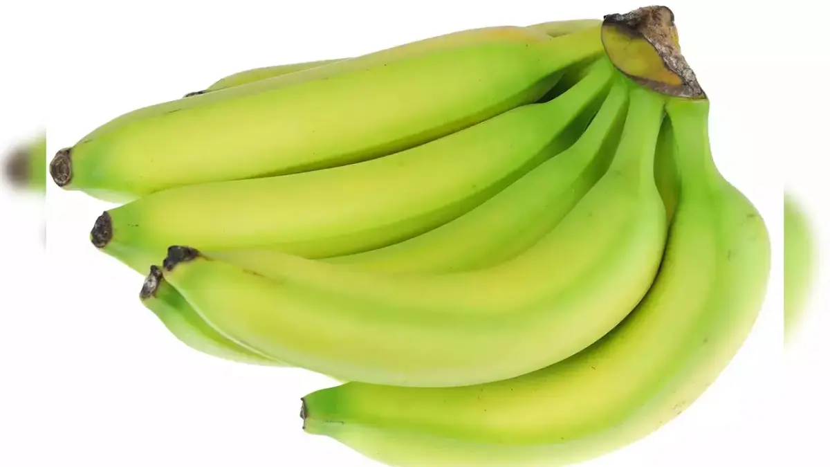 Image showing Green Bananas