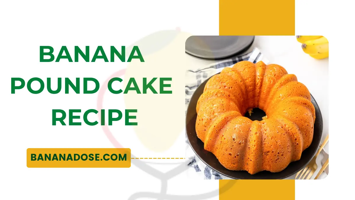 Image showing Banana Pound Cake recipe