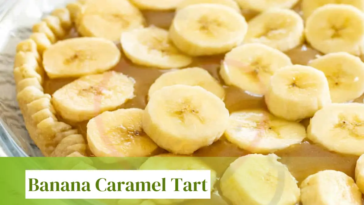 Image showing Banana Caramel Tart recipe