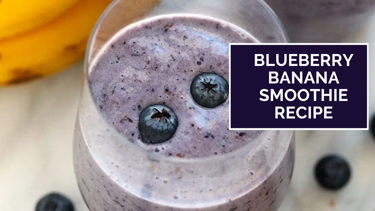 Image showing Blueberry Banana Smoothie Recipe
