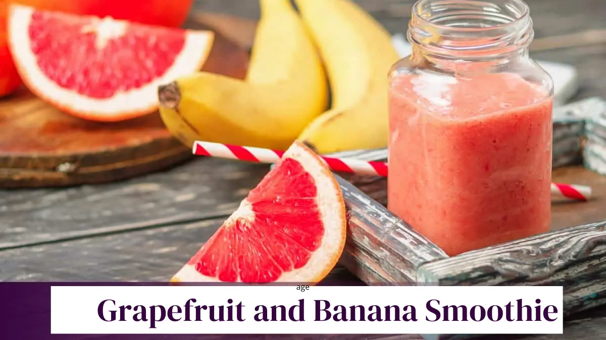 Image showing Banana and Grapefruit Smoothie Recipe