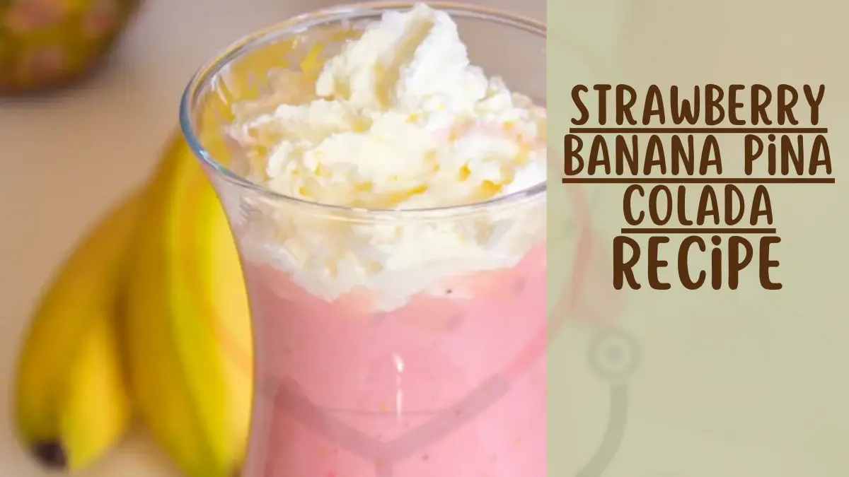 Image showing Strawberry Banana Pina Colada Recipe
