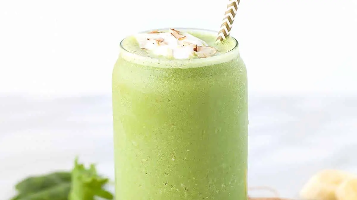 Image showing Green Tea Banana Smoothie