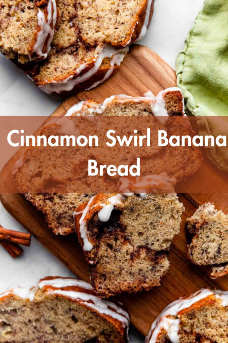 Image showing Cinnamon swirl banana bread