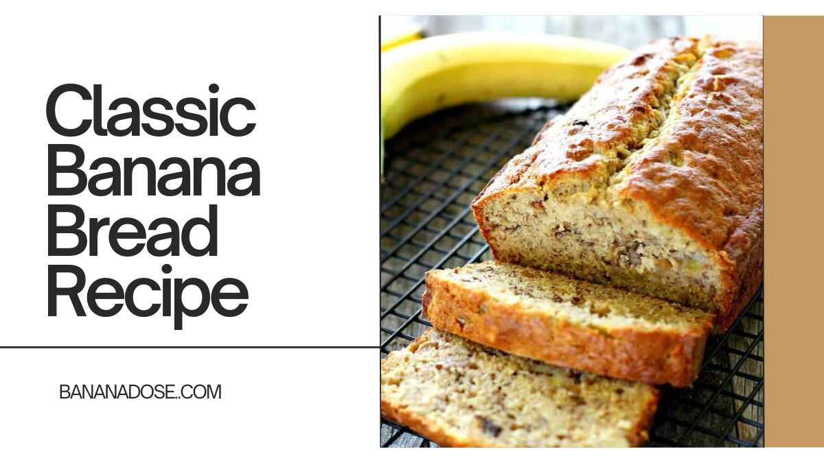 Image showing Classic Banana Bread Recipe with a Healthy Twist