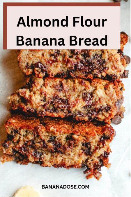 image showing The Best Almond Flour Banana Bread Recipe