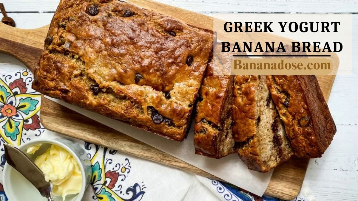 image showing Greek Yogurt Banana Bread Recipe