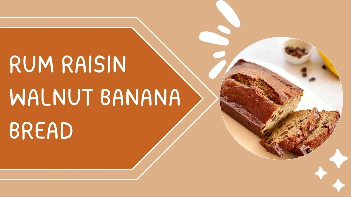 Image showing Rum Raisin Walnut Banana Bread