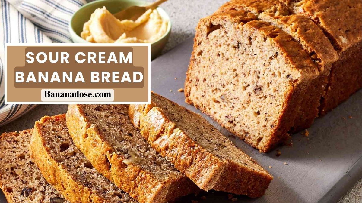 image showing Sour Cream Banana Bread Recipe