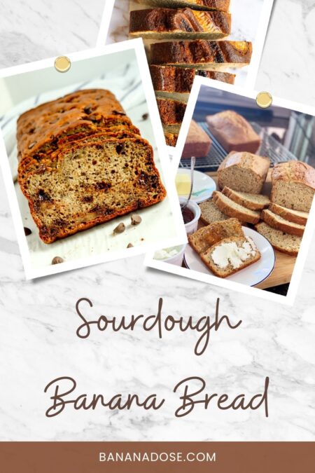 Image showing Sourdough Banana Bread recipe