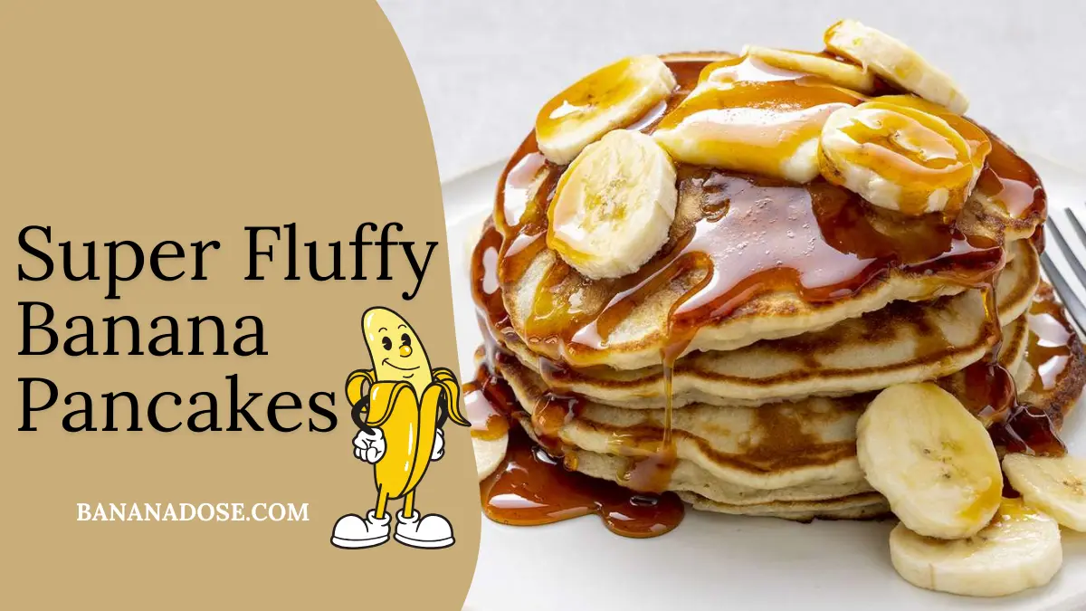 Image showing Super Fluffy Banana Pancakes