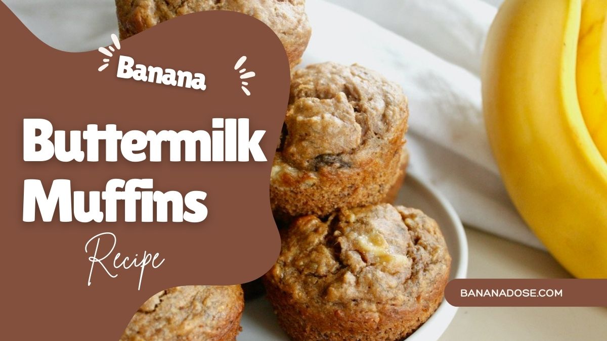 Image showing Banana-Buttermilk Muffins  Recipe