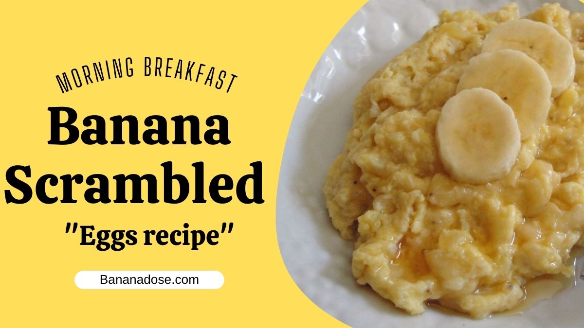 Image showing Banana Scrambled Eggs recipe