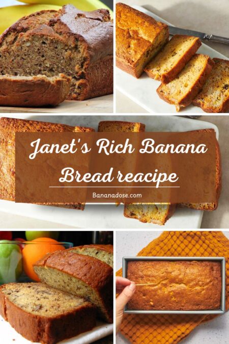 Image showing Janet's Rich Banana Bread Recipe