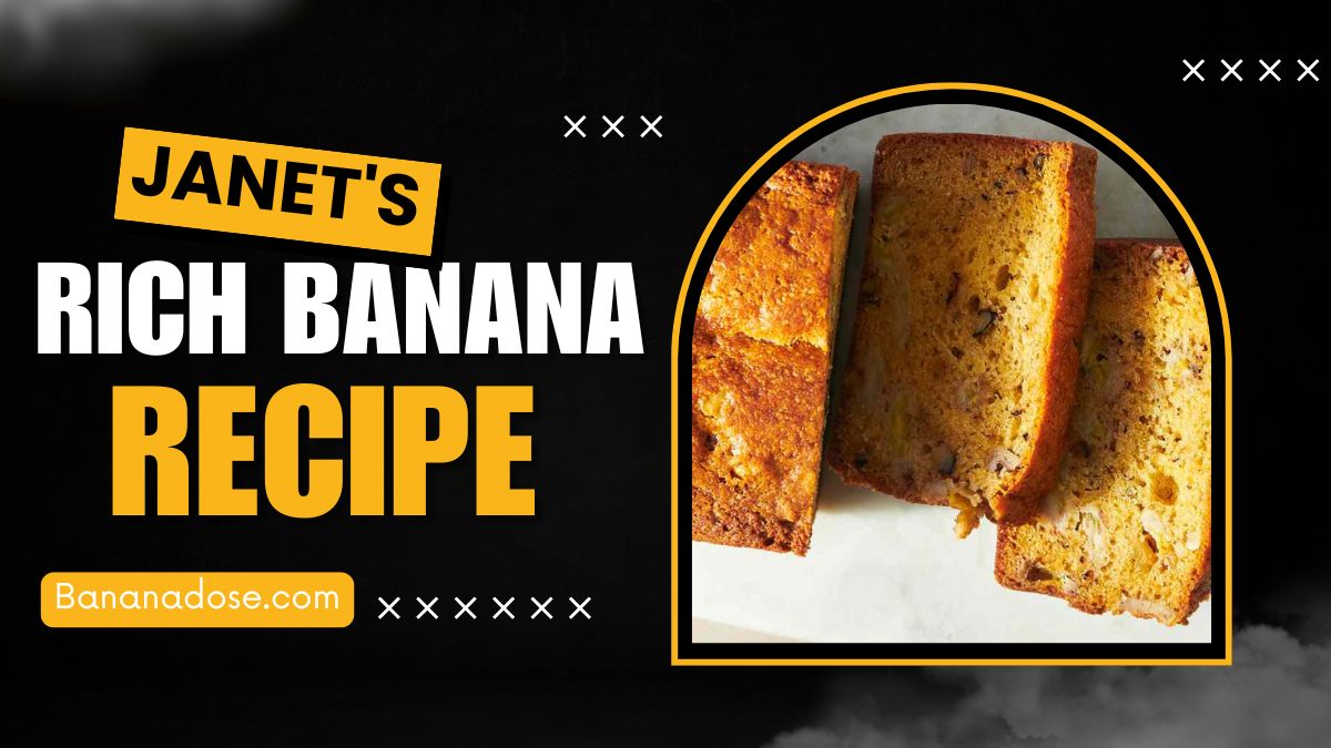 Image showing Janet's Rich Banana Bread Recipe